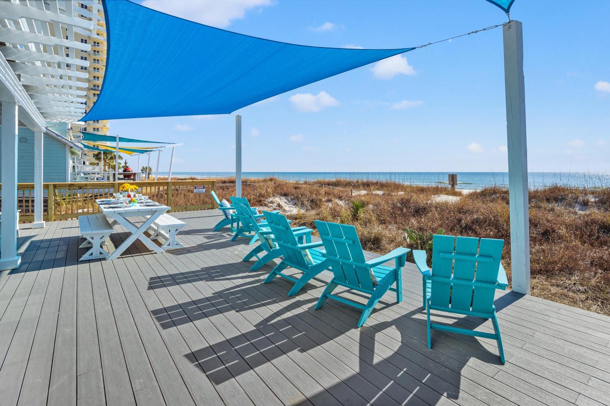 Luxury Gulf Front Property! Directly On The Beach! Sleeps 15! Panama City Beach Dış mekan fotoğraf
