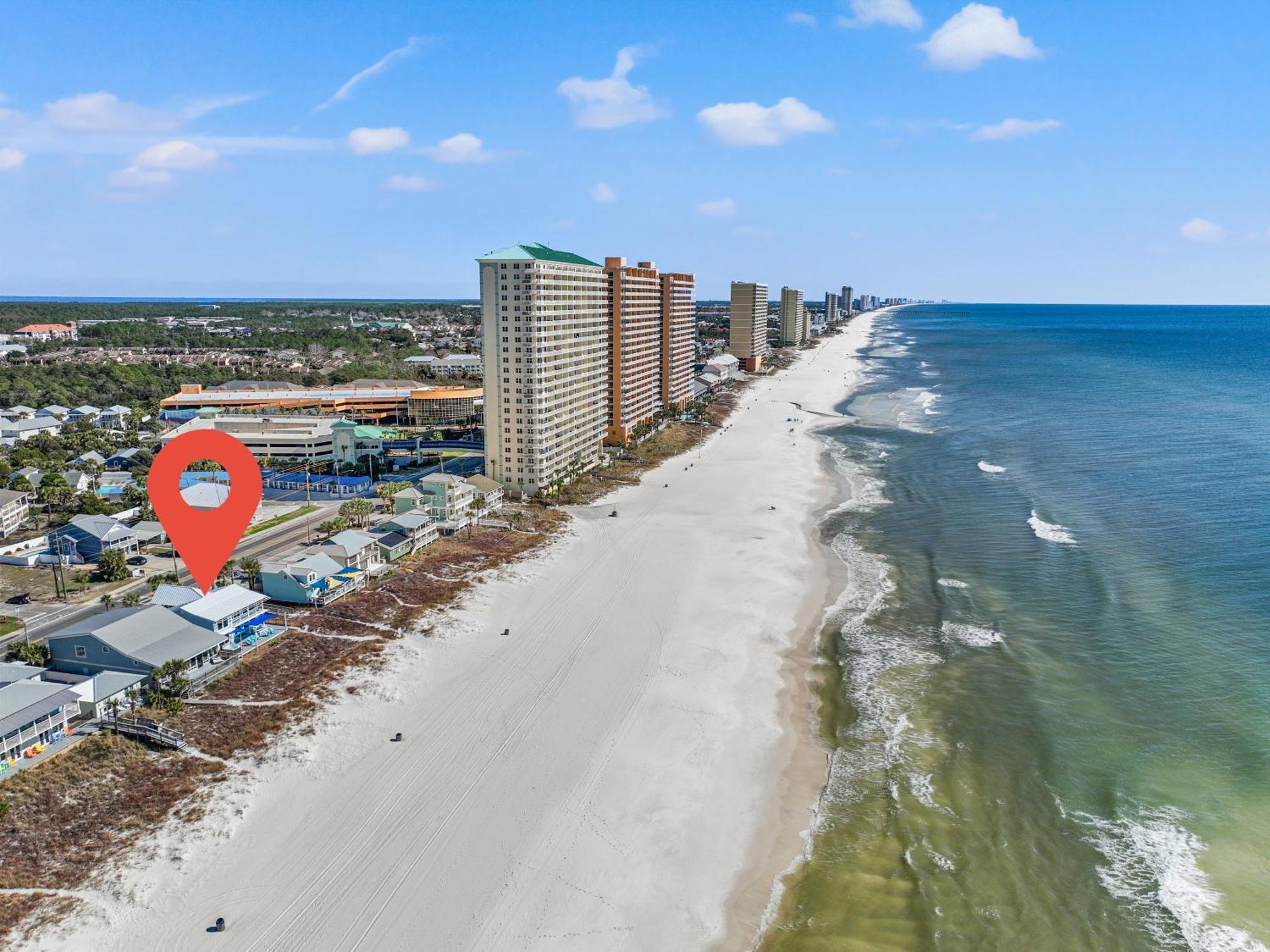 Luxury Gulf Front Property! Directly On The Beach! Sleeps 15! Panama City Beach Dış mekan fotoğraf